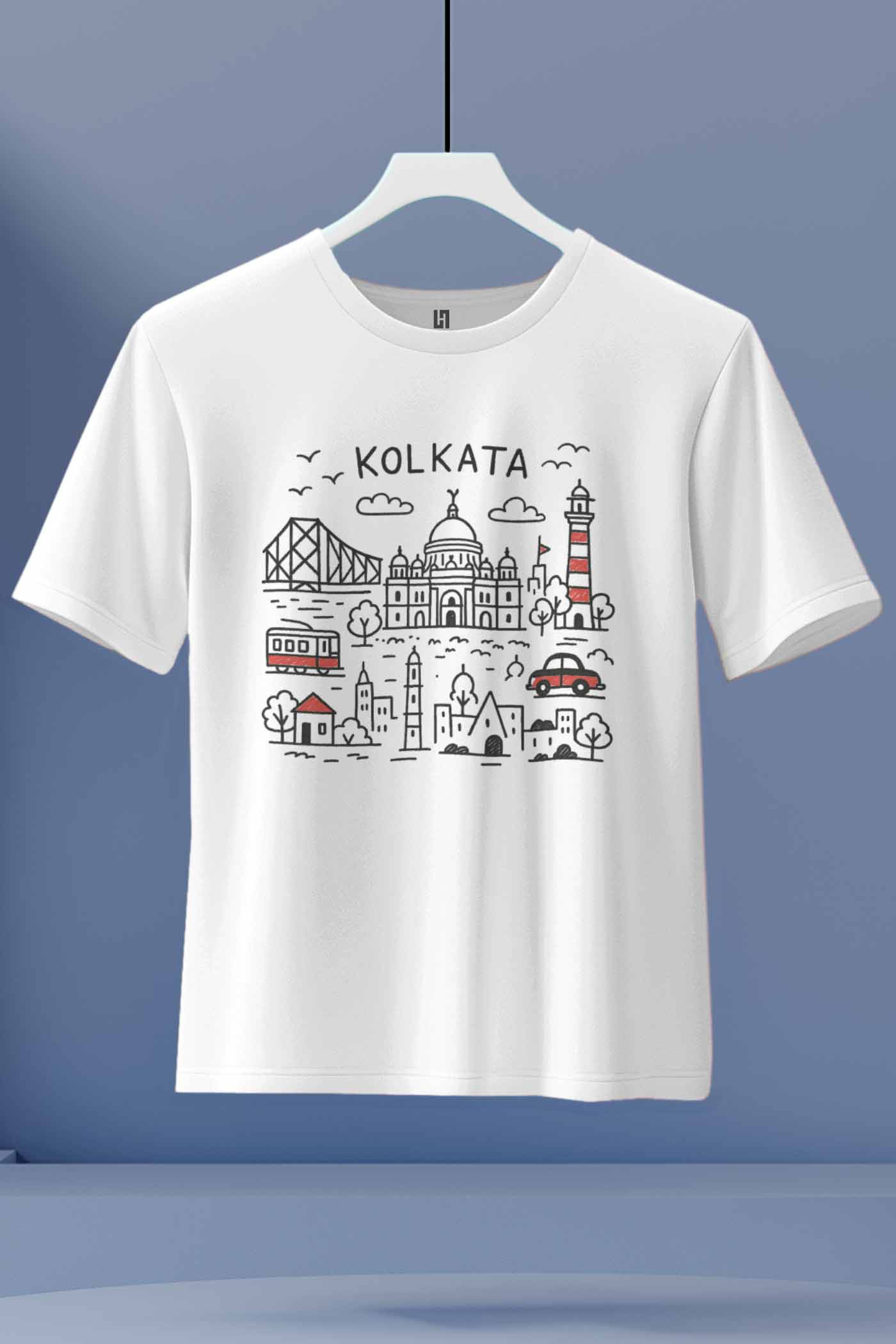 Kolkata Men TShirt  White