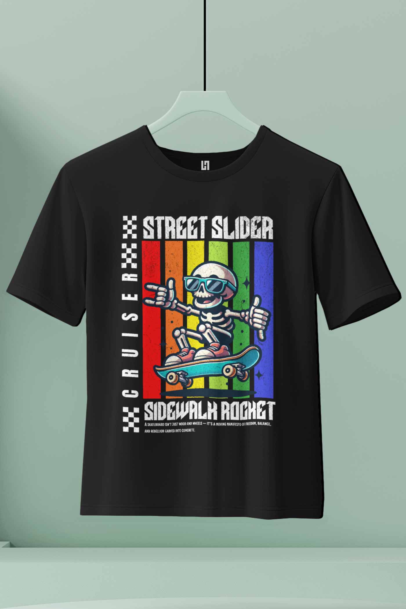 Slider Men Tshirt Black