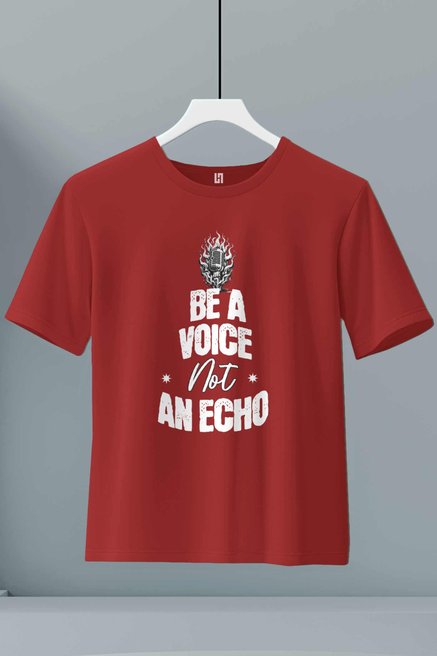 Be a Voice Men Tshirt Red