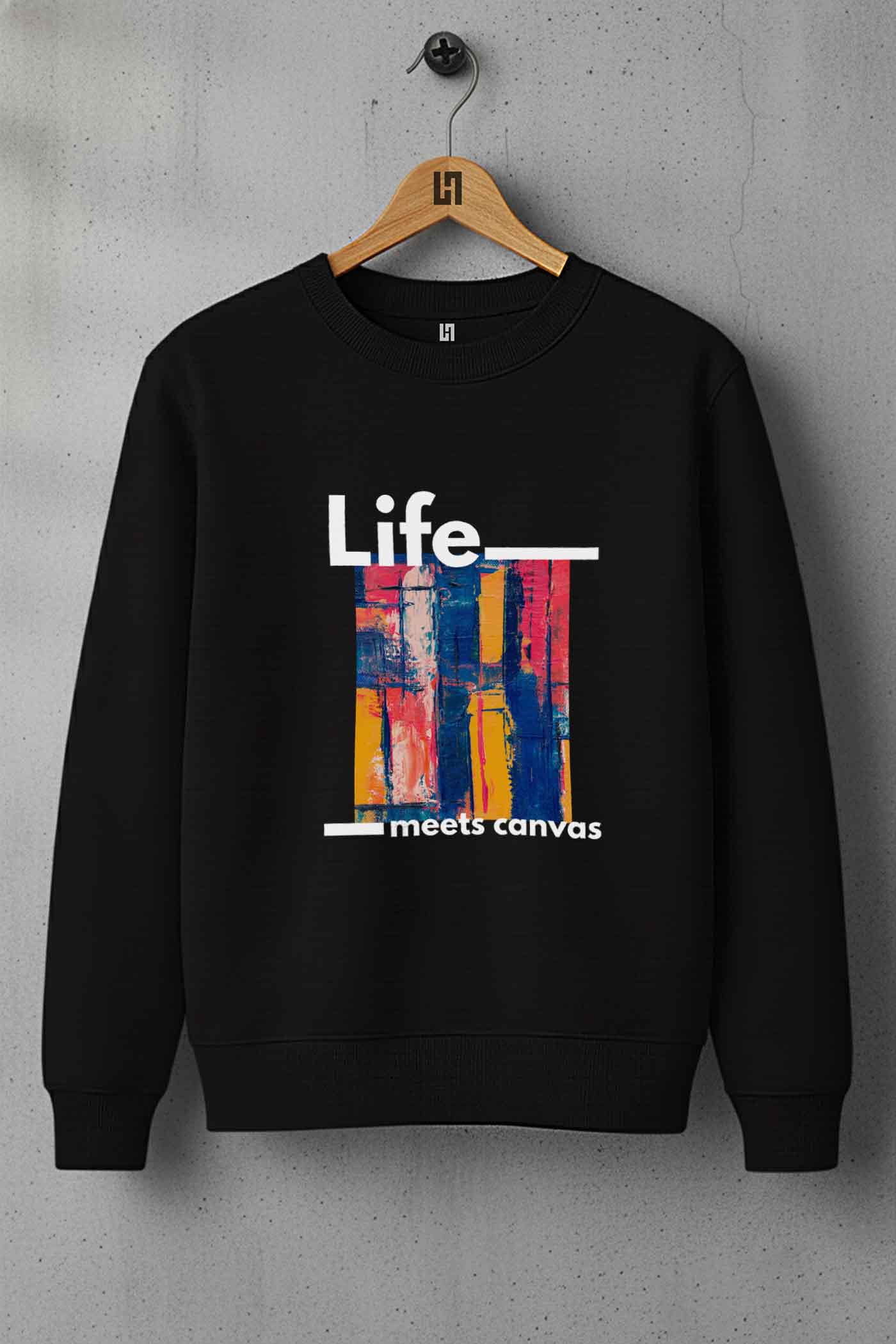 Canvas Classic Sweatshirt Black