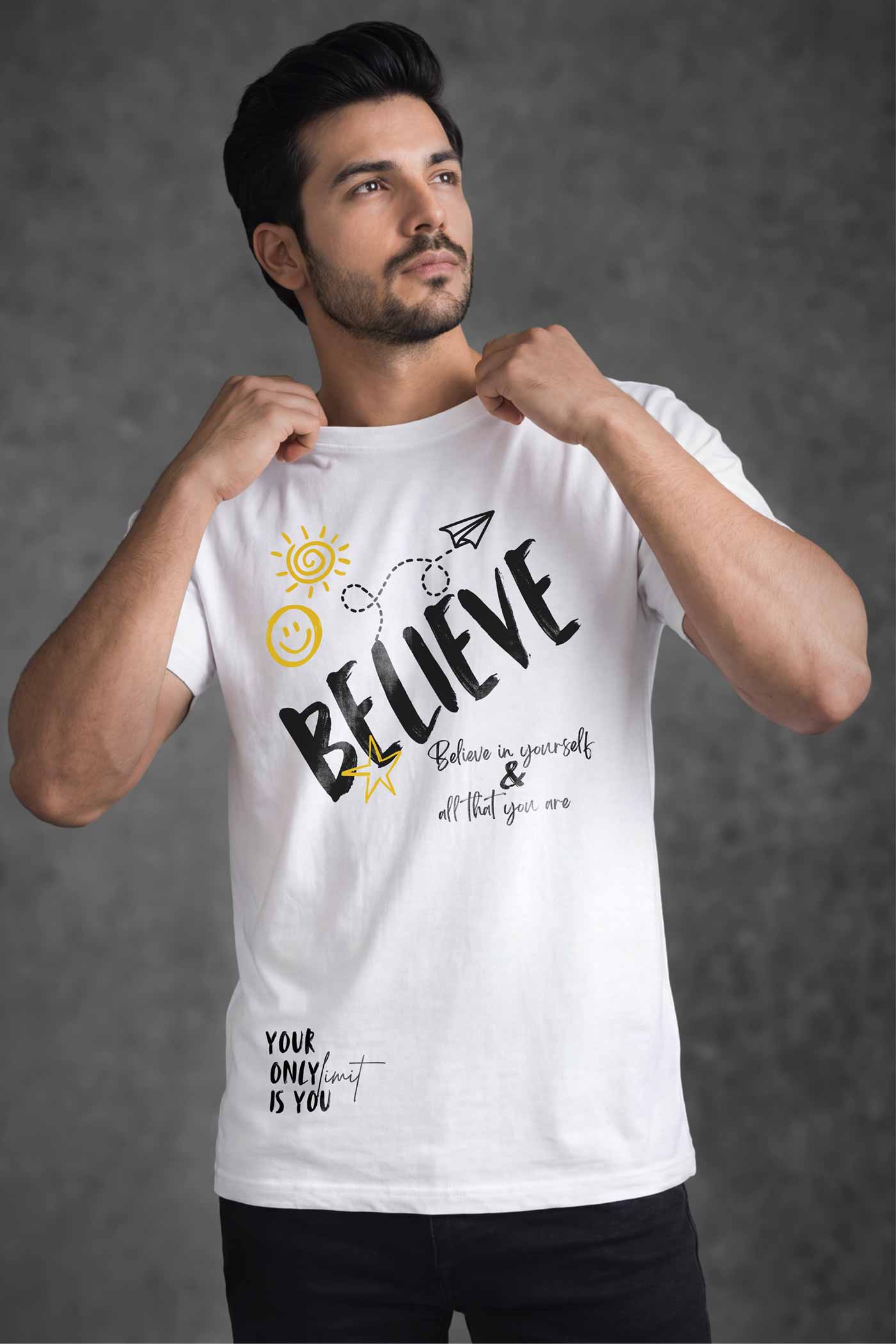 Believe Unisex Hoodie Red